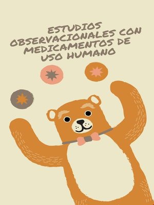 cover image of Estudios observacionales con medicamentos de uso humano